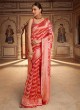 Crimson Woven Bridal Kanchivaram Saree